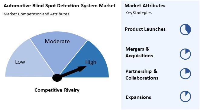 Automotive Blind Spot Detection System Market Competition and Attributes