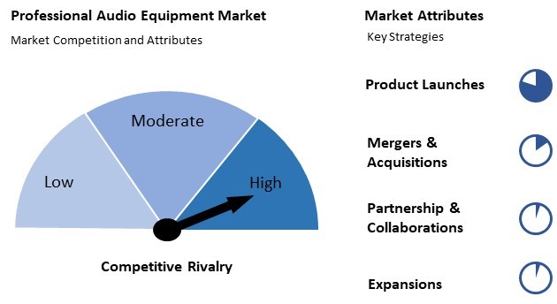 Professional Audio Equipment Market Competition and Attributes